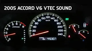 2005 Honda Accord V6 0-100km/h *with loud VTEC*