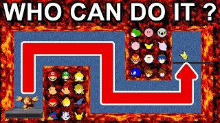 Who Can Make It? Over And Under Lava Tunnel  - Super Smash Bros. Ultimate