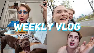 Weekly Vlog #2 | Oprowadzam was po mieszkaniu, Unboxingi, Event, Drag Makeup i Leń!