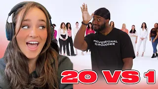 REACTING TO 20 WOMEN VS 1 SIDEMEN: JIDION EDITION