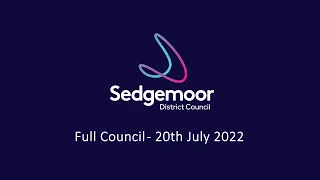 Full Council Meeting - 20th July 2022