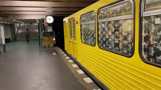 U2 Gleisdreieck - BVG U-Bahn Berlin GI/1E 1092 + 1089 - Senefelderplatz