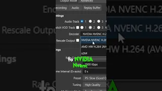 What Encoder should you use for Streaming & Recording (OBS Studio)