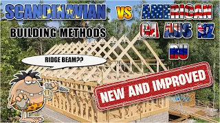 UPDATED VERSION! Scandinavian VS American, CA, NZ, RU, AU building methods, let's compare...