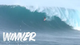 2022 Men's Biggest Paddle In Winner: Billy Kemper At Jaws