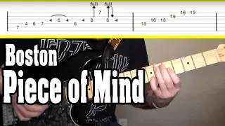 Boston - Peace of Mind Guitar Tutorial w/TABS