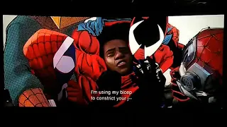 Ben Riley Chokes Miles Morales