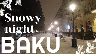Snowy night in Baku | Xplore Azerbaijan S1E42 4K