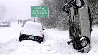 SNOW DRIVING FAILS WINTER CAR CRASH COMPILATION 2021 #54  bad drivers