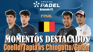 🏫 𝗖𝗢𝗘𝗟𝗟𝗢/𝗧𝗔𝗣𝗜𝗔 vs 𝗖𝗛𝗜𝗡𝗚𝗢𝗧𝗧𝗢/𝗚𝗔𝗟Á𝗡 🎾【 SUMMARY | Final PREMIER PADEL Brussels P2 2024 | HIGHLIGHTS 】