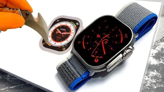 MT78 Ultra Music (Apple Logo, Music, Sound Record) Unboxing & Review Apple Watch Ultra Copy - ASMR