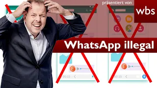 WhatsApp illegal: Welche Strafen drohen? | Rechtsanwalt Christian Solmecke