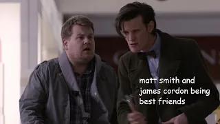 matt smith and james corden being best friends