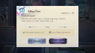 Another Eden Minalca Character Quest 1 | Killing Time