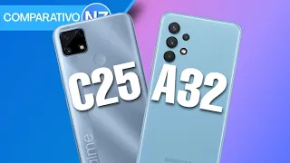Realme C25 VS Samsung Galaxy A32  | Comparativo