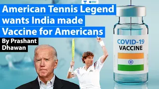 Covaxin for Americans | Jimmy Connors wants India made Vaccine in USA #shorts #ytshorts