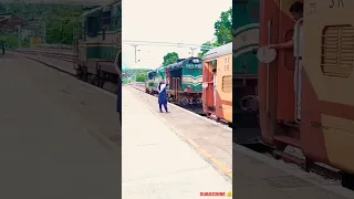 Beautiful Indian Lady😍 train sarvice#railroad#railway#viral#trending#shorts