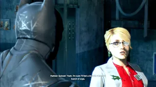 Batman meets "Harleen Quinzel" before she's Harley Quinn (Arkham Origins)