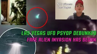 FAKE ALIEN INVASION HAS BEGUN LAS VEGAS UFO PSYOP DEBUNKED 2023