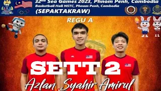 REGU A GAME 2 TEAM REGU PUTRA 🔰 THAILAND VS MALAYSIA 🔰 SEA GAMES CAMBODIA 2023