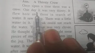 class-6,7,8 sub-English topic-A Thirsty Crow