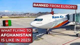 FLIGHT REVIEW | Istanbul to KABUL AFGHANISTAN on KAM AIR's Airbus A340-300 in Economy Class in 2023!