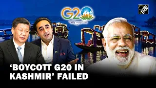 Srinagar G20 meet ‘a big success’: Pakistan, China’s efforts to derail event go in vain