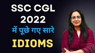 Idioms asked in SSC CGL 2022  | SSC CGL 2023 | Idioms & Phrases | Vocabulary | Rani Ma'am