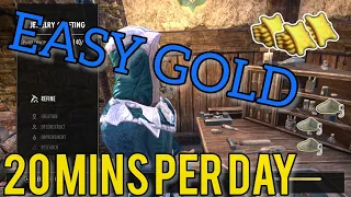 ESO Gold Farm 20mins per day Millions of Gold Necrom 2023 (read description)