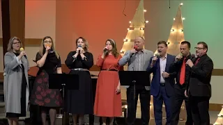Гурт сімей Саволюків і Левчуків, пісня - Рождество это праздник любви. Неділя, 8 грудня 2019.