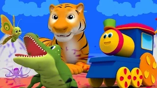 bob il treno | animale abc canzone | imparare alfabeti con gli animali | Bob Train Animals ABC Song