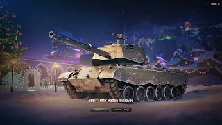 M47 PATTON IMPROVED - НОВЫЙ ПРЕМИУМ ТАНК ИЗ НОВОГОДНИХ КОРОБОК