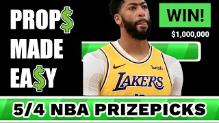 5/4/23 NBA PRIZEPICKS PLAYER PROP PICKS / PROPS MADE EASY