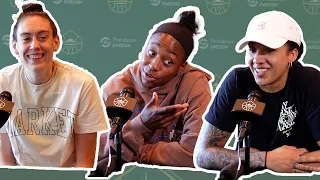 Seattle Storm Exit Interview with Stewie, Jewell, & Gabby