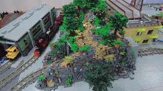 LEGO city new terrain feature & train tunnel overview