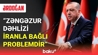 Ərdoğan: Zəngəzur dəhlizi Ermənistanla bağlı problem deyil