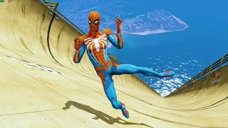 GTA 5 Epic Ragdolls Spiderman Stunt Fail ep.9 (Euphoria Physics)