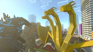 Ghidorah VS Monsterverse Addon (Beta)  Addon MCPE in Minecraft PE - MMCRAFT TV