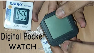 KADIO Digital Clock KD-1826 How to start digital watch Manual watch full video and review also