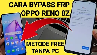 How to Bypass Frp Reno 8Z Locked Google Account for Free Without a PC