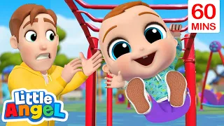 Be Safe At The Playground - Little Angel | Kids Cartoons & Nursery Rhymes | Moonbug Kids