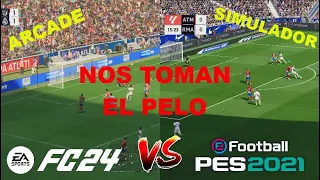EA FC 24 vs PES 2021 en PC 2K (1440p) Ultra | Lo que nadie se atreve a DECIRTE sobre EA FC 24