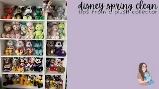 disney spring clean | cleaning and re organising my huge disney plush collection