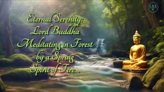 Eternal Serenity: Lord Buddha Meditating in Forest by a Spring | Spirit of Fire #meditation #buddha