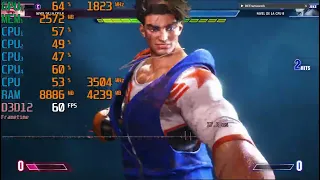 Street Fighter 6 PC Closed Beta GTX 1050 Ti OC Pentium G4560