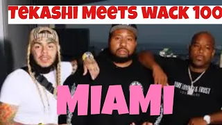 Tekashi 69 Meets up with Wack 100  in Miami Without  Security! | DJ Akademiks New Podcast News