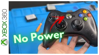 Can We Fix This Xbox 360 Controller That Won't Turn On?