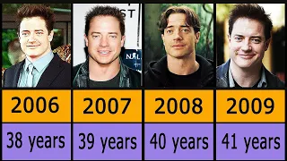 BRENDAN FRASER  FROM  1991 TO 2023. BRENDAN FRASER THROUGH THE YEARS.