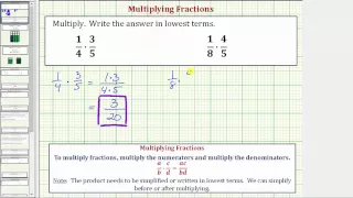 Ex 1: Multiply Fractions (Basic)