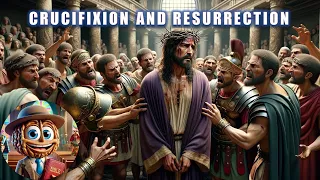 Crucifixion and Resurrection of Jesus Christ AI Animation | Bible Stories